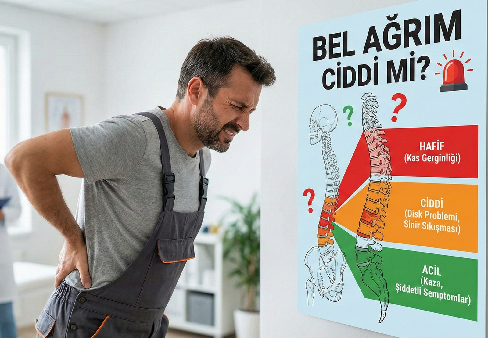 Bel ağrısı değerlendirme testi