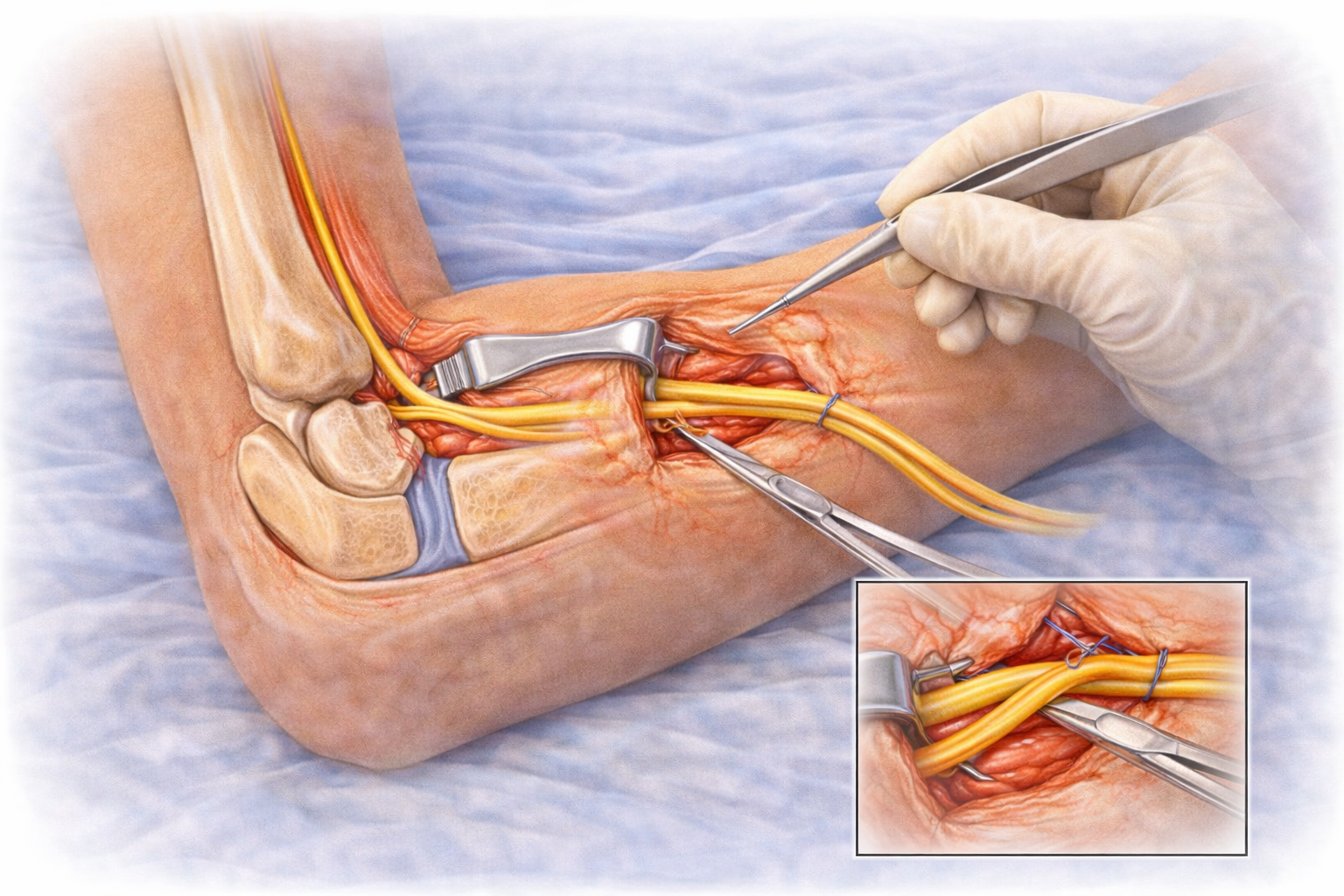 Ulnar Oluk Sendromu Cerrahisi — dirsekteki ulnar sinir serbestleştirme